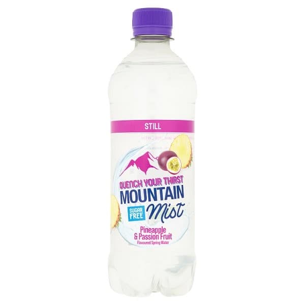 Mountain Mist Pineapple & Passionfruit x 12 500ml Bottles
