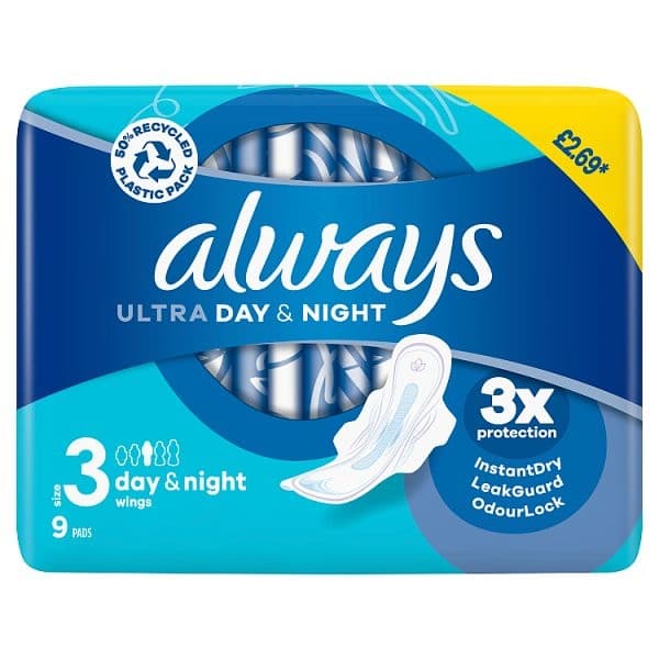 Always Ultra Day & Night Pads 9 pack