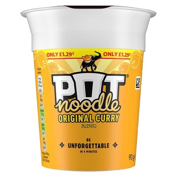 Pot Noodle Curry 90g